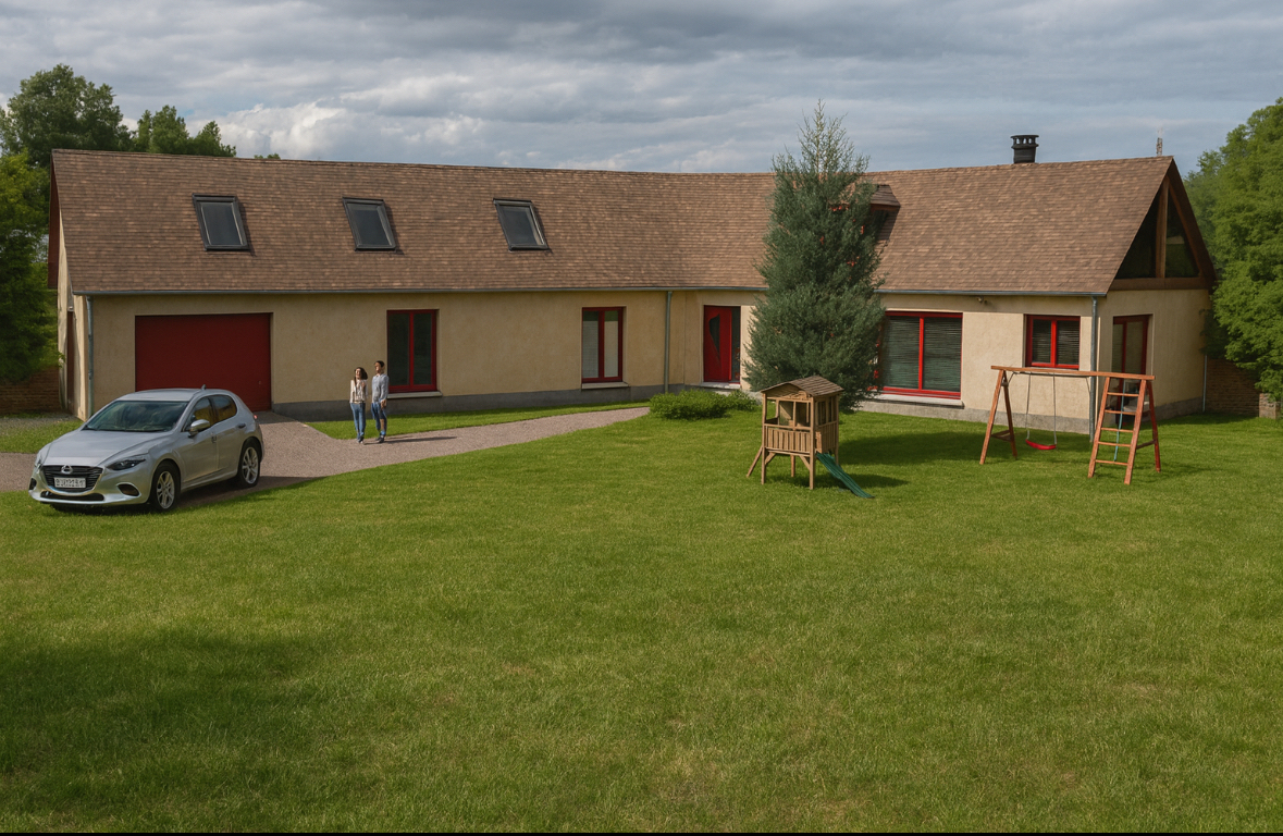 Maison en bois en normandie